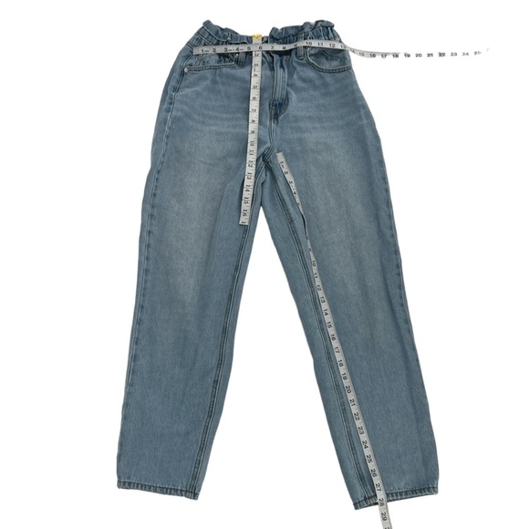 VIGOLD Janis Baggy Ultra High Rise Stretch Waist Tapered Leg Jeans Size 7 Womens - Picture 4 of 7